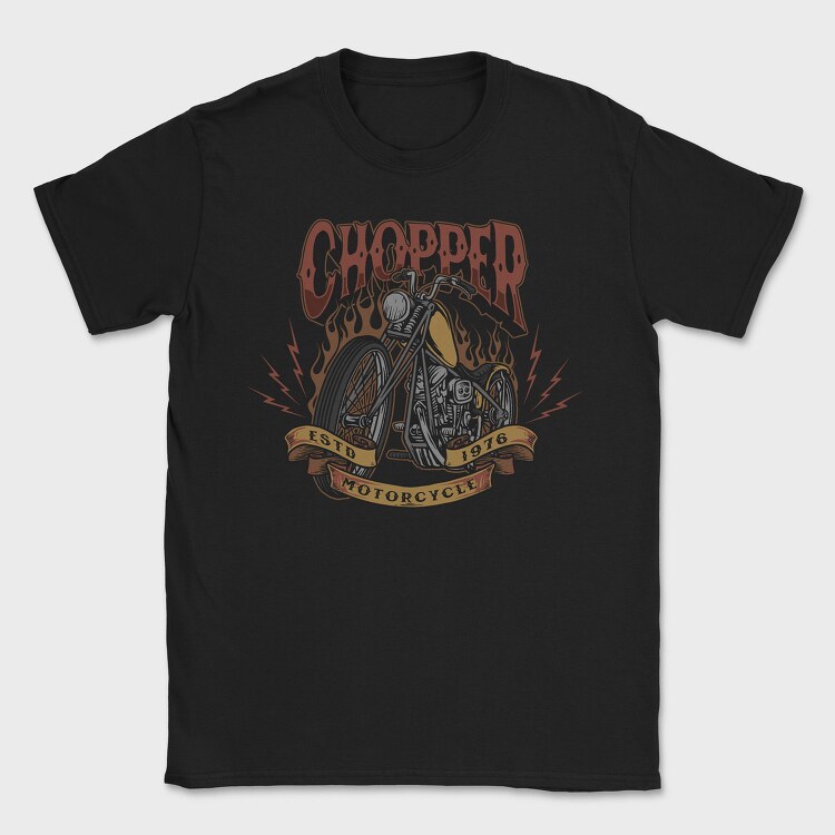 Chopper 1976, Tricou Barbati (Unisex)
