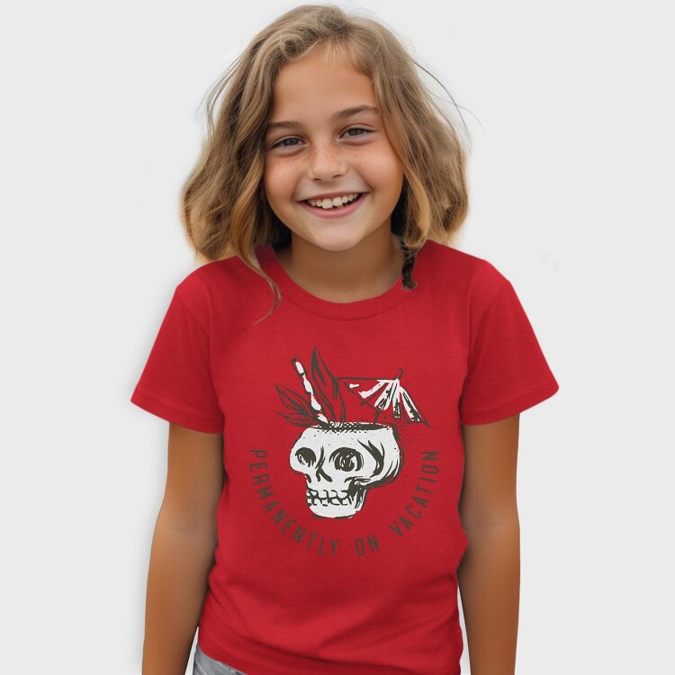 Summer Vacation Skull, Tricou Copii