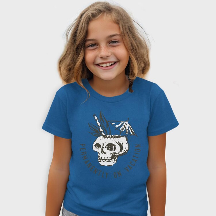 Summer Vacation Skull, Tricou Copii