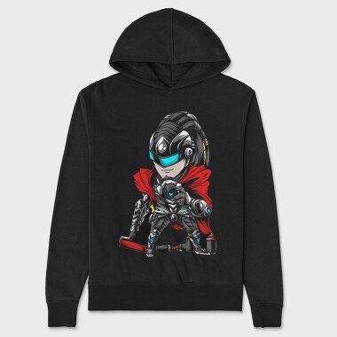 Cyberpunk Hero, Hanorac Oversize Barbati (Unisex)