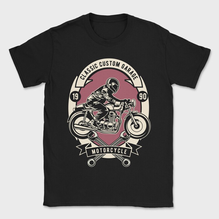 Classic Custom Garage, Tricou Barbati (Unisex)