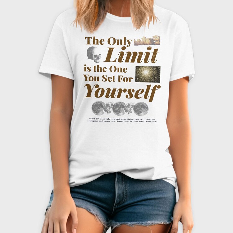 The Only Limit Is the One You Set for Yourself, Tricou Barbati (Unisex)