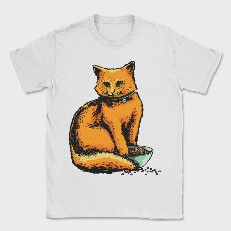 Cat Food Bowl, Tricou Barbati (Unisex)