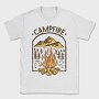 Campfire Mountain Adventure, Tricou Barbati (Unisex)
