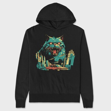 Catzilla 2, Hanorac Oversize Barbati (Unisex)