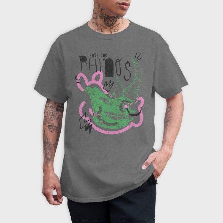 Animal Skulls 5, Tricou Barbati (Unisex)