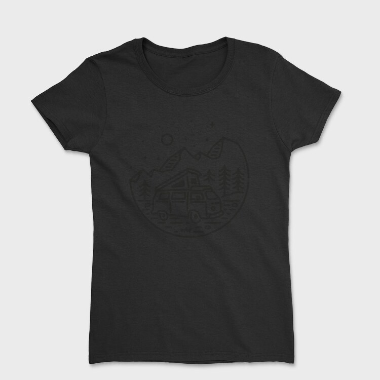 Camper Night Adventure, Tricou Femei