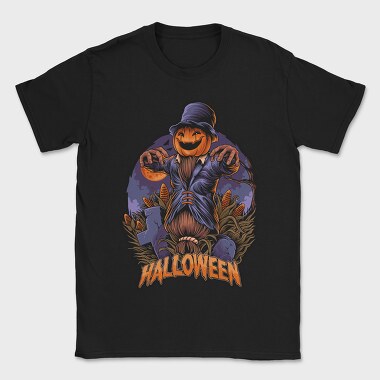 Pumpkin Scarecrow Halloween, Tricou Barbati (Unisex)