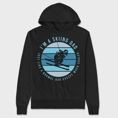 Ski Dad Cooler, Hanorac Oversize Barbati (Unisex)