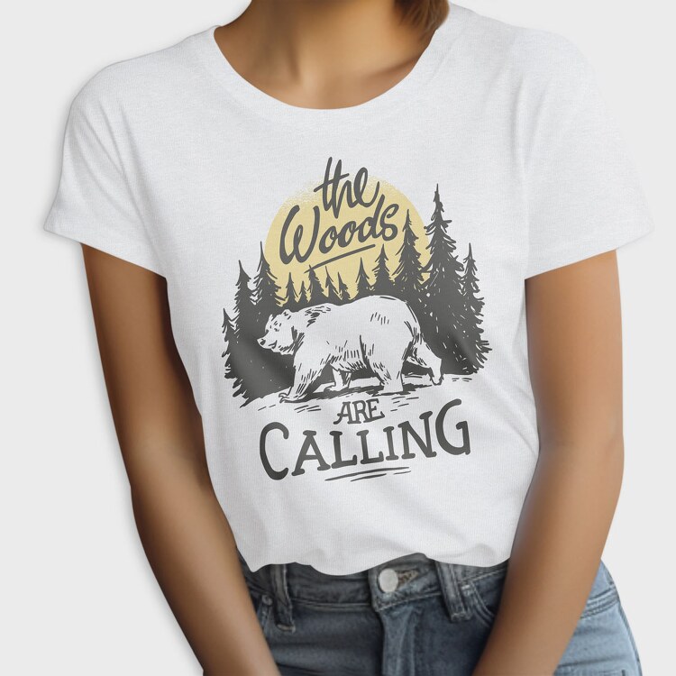 The Woods Are Calling Bear Sun, Tricou Femei