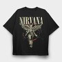 Nirvana 2, Tricou Oversize Barbati (Unisex)