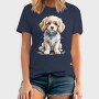 Cavachon Dog Watercolor, Tricou Barbati (Unisex)