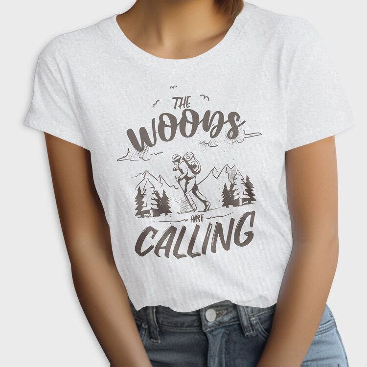 The Woods Are Calling Monochrome, Tricou Femei