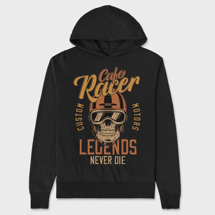 Caferacer Legends, Hanorac Oversize Barbati (Unisex)