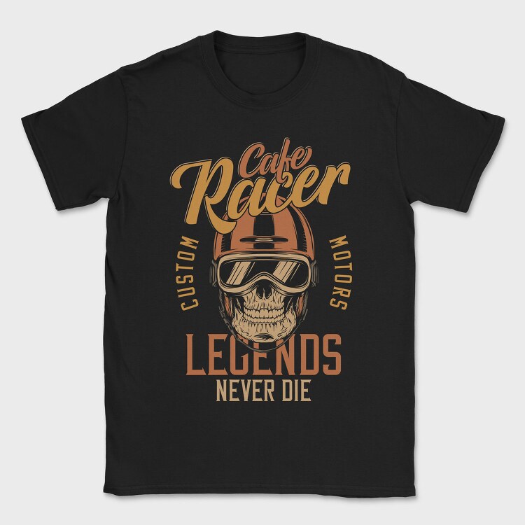 Caferacer Legends, Tricou Barbati (Unisex)