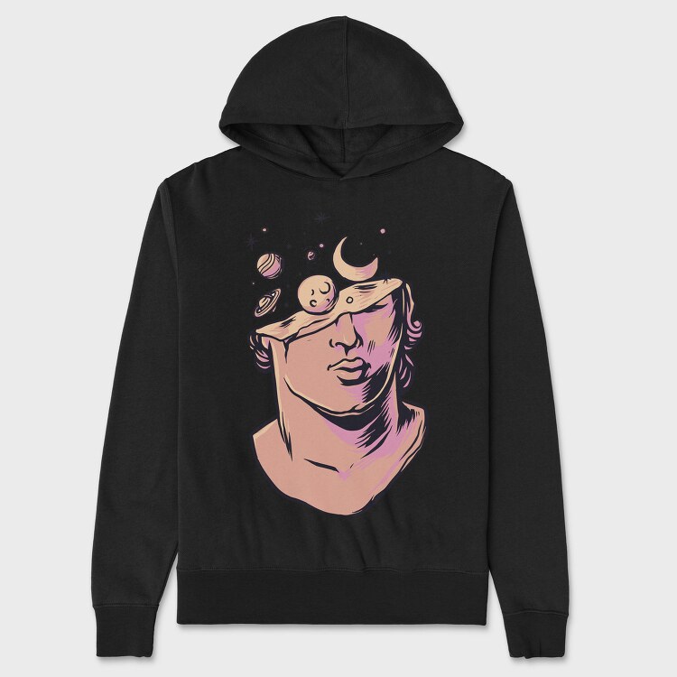 Space Muse, Hanorac Oversize Barbati (Unisex)
