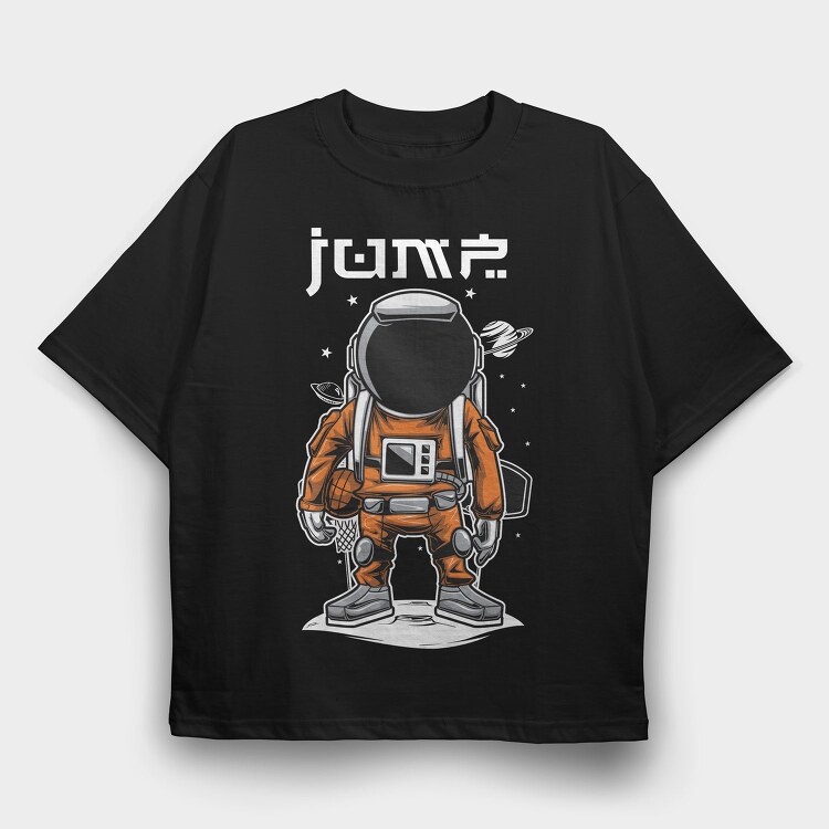 Space Explorer, Tricou Oversize Barbati (Unisex)