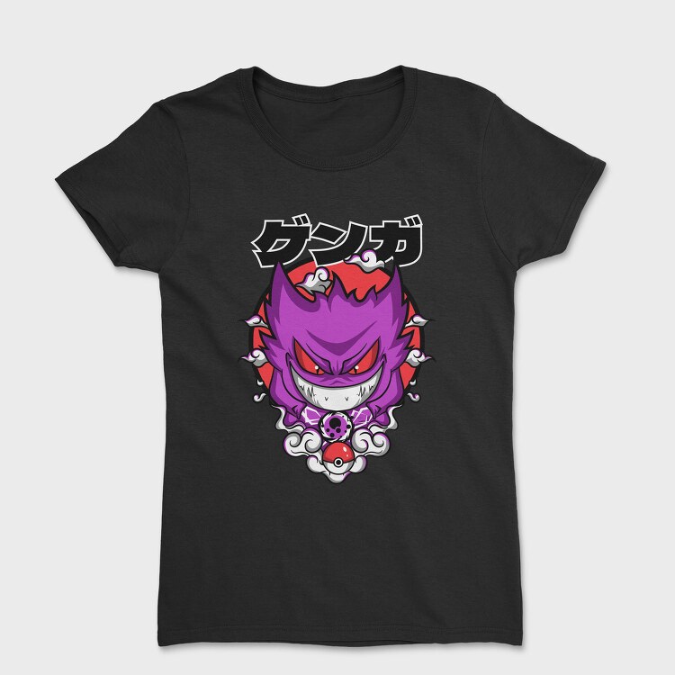 Gengar Ghostly Grin, Tricou Femei