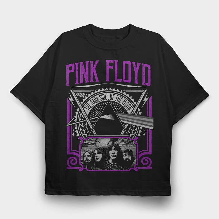 Pink Floyd 2, Tricou Oversize Barbati (Unisex)