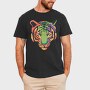 Colorful Tiger, Tricou Barbati (Unisex)