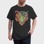 Colorful Tiger, Tricou Barbati (Unisex)