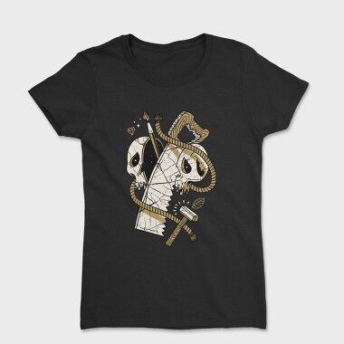 Skull Rope Brush, Tricou Femei