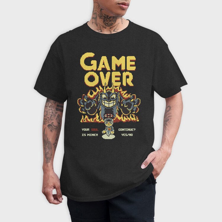 Cuphead 7, Tricou Barbati (Unisex)
