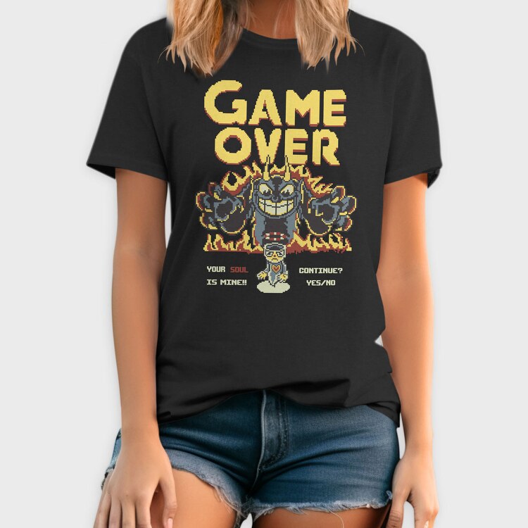 Cuphead 7, Tricou Barbati (Unisex)