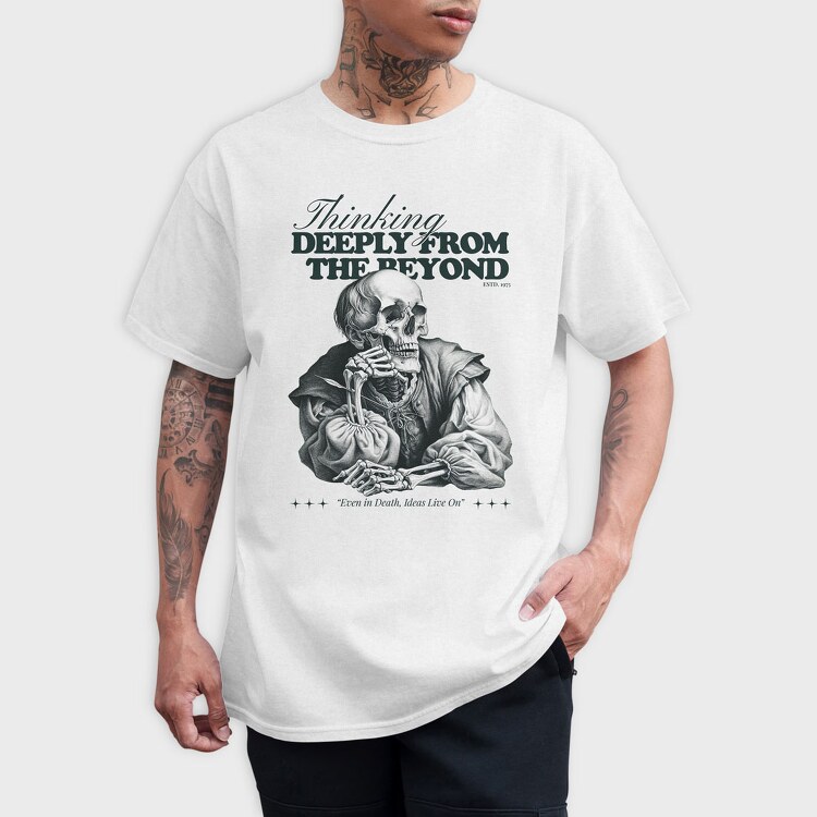 Thinking Deeply From the Beyond, Tricou Barbati (Unisex)