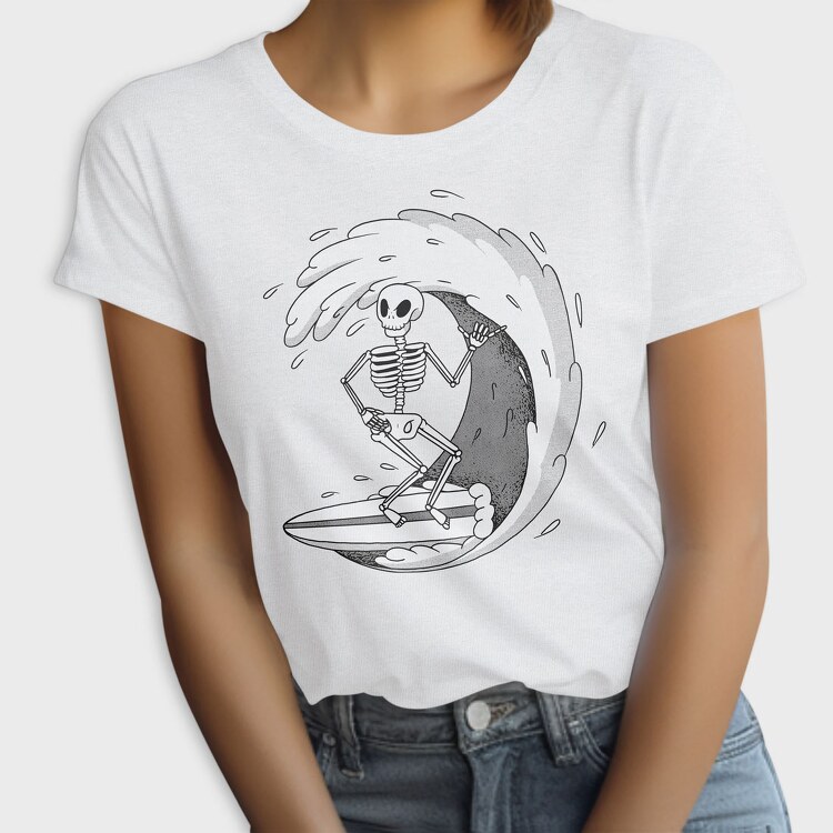 Surf Skeleton, Tricou Femei