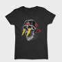 Skull Lightning Cap, Tricou Femei