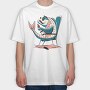 Carp Fish Beer, Tricou Oversize Barbati (Unisex)