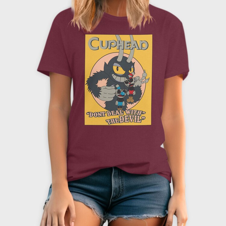 Cuphead 8, Tricou Barbati (Unisex)