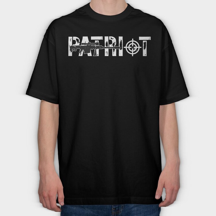 Snipers Sight, Tricou Oversize Barbati (Unisex)
