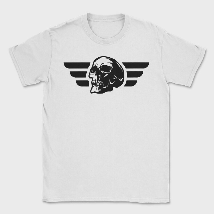 Skull Wings, Tricou Barbati (Unisex)
