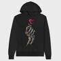 Skull Heart Claws, Hanorac Oversize Barbati (Unisex)