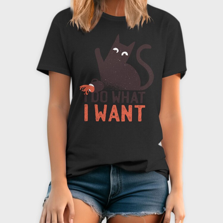 I Do What I Want Cat, Tricou Barbati (Unisex)