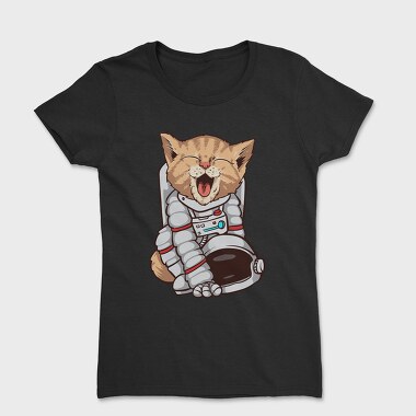 Cat Astronaut Space, Tricou Femei