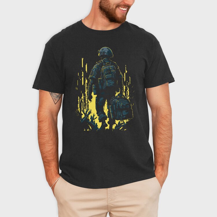Soldier Backpacks, Tricou Barbati (Unisex)