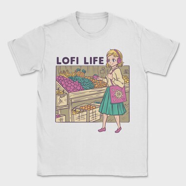Lofi Market Life, Tricou Barbati (Unisex)