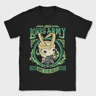 Lokis Army Emblem, Tricou Barbati (Unisex)