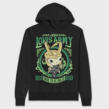 Lokis Army Emblem, Hanorac Oversize Barbati (Unisex)