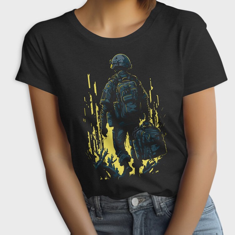 Soldier Backpacks, Tricou Femei
