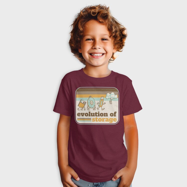 Evolution of Storage Vintage, Tricou Copii