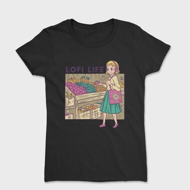 Lofi Market Life, Tricou Femei