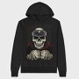 Skull Bandana Fence, Hanorac Oversize Barbati (Unisex)