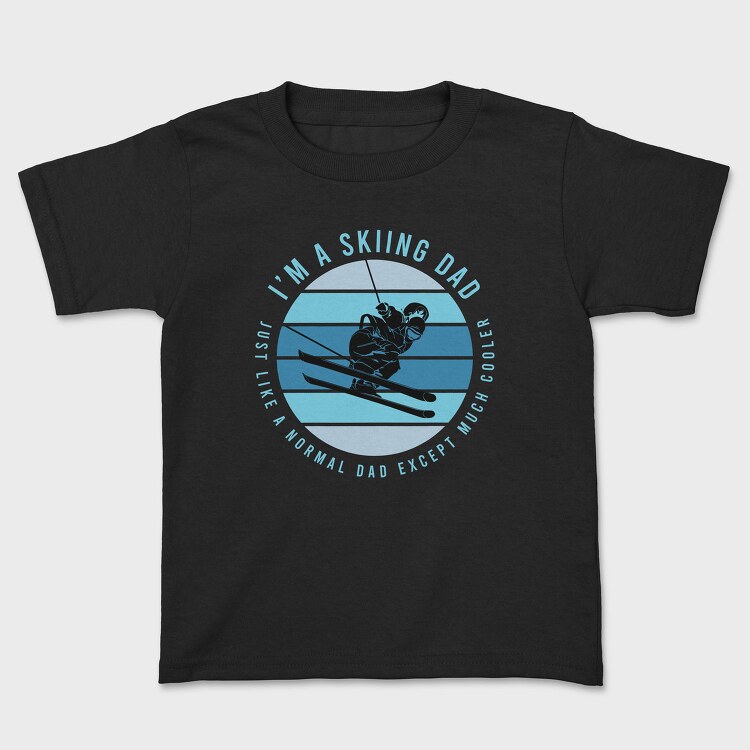 Ski Dad Cooler, Tricou Copii