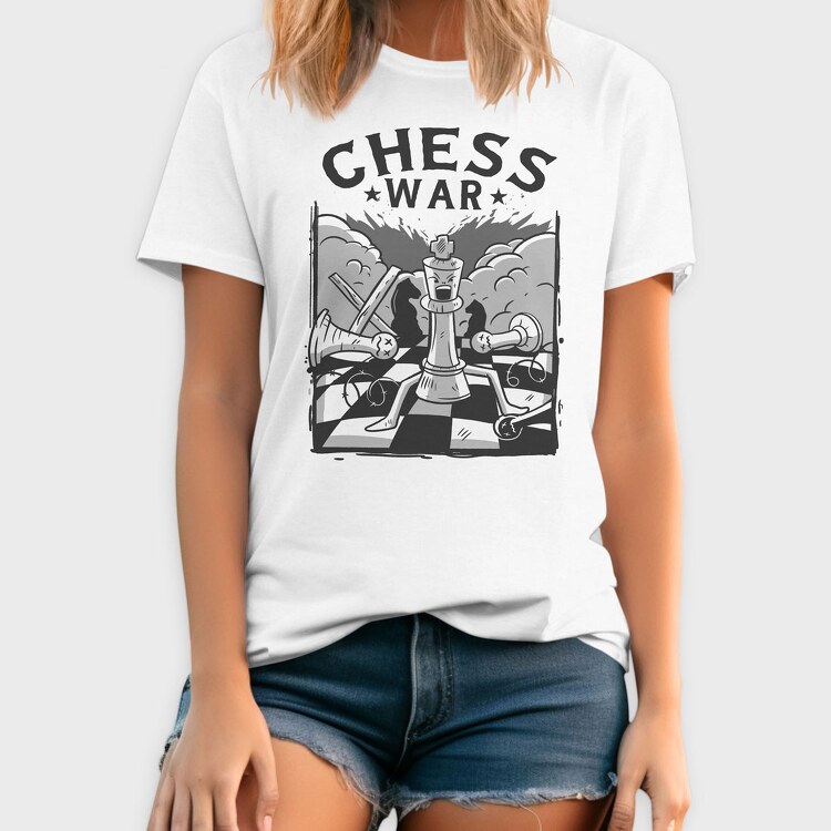 Chess War, Tricou Barbati (Unisex)