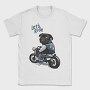 Pug Street Rider, Tricou Barbati (Unisex)