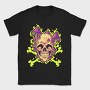 Psychedelic Skull Fungi, Tricou Barbati (Unisex)